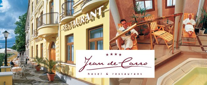 Romantický víkend pro dva v luxusním wellness hotelu Jean de Carro **** v historickém centru Karlových Varů.