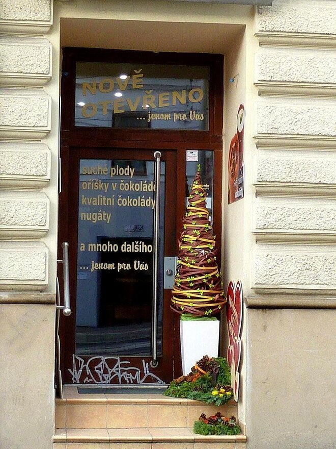 Poukázka na nákup čokolády, oříšků a dalšího