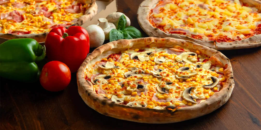 1 alebo 3 pizze podľa výberu: osobný odber alebo rozvoz