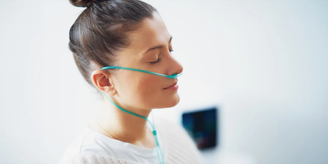Lokálna kryoterapia alebo oxygenoterapia - inhalácia kyslíka