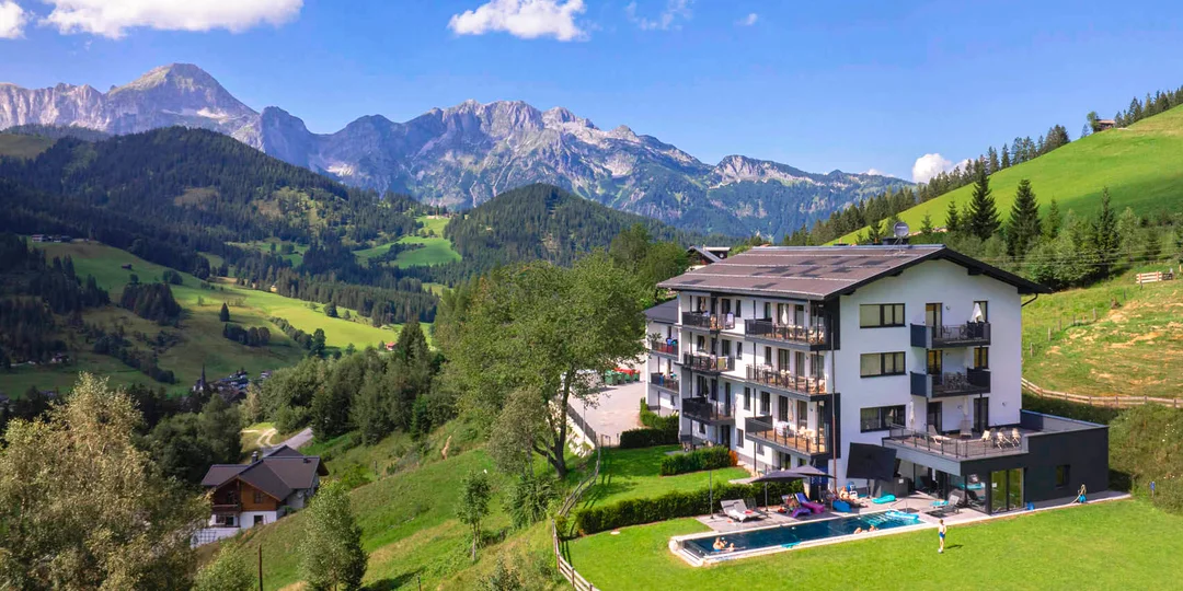 Relax v srdci Rakúska: moderne vybavený apartmán v Salzbursku až pre 6 osôb vrátane wellness a karty výhod