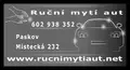 Ruční mytí aut