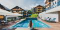 Resort v alpském stylu: jídlo a neomezený wellness