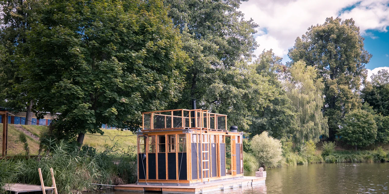 Altán Stulík na vodě