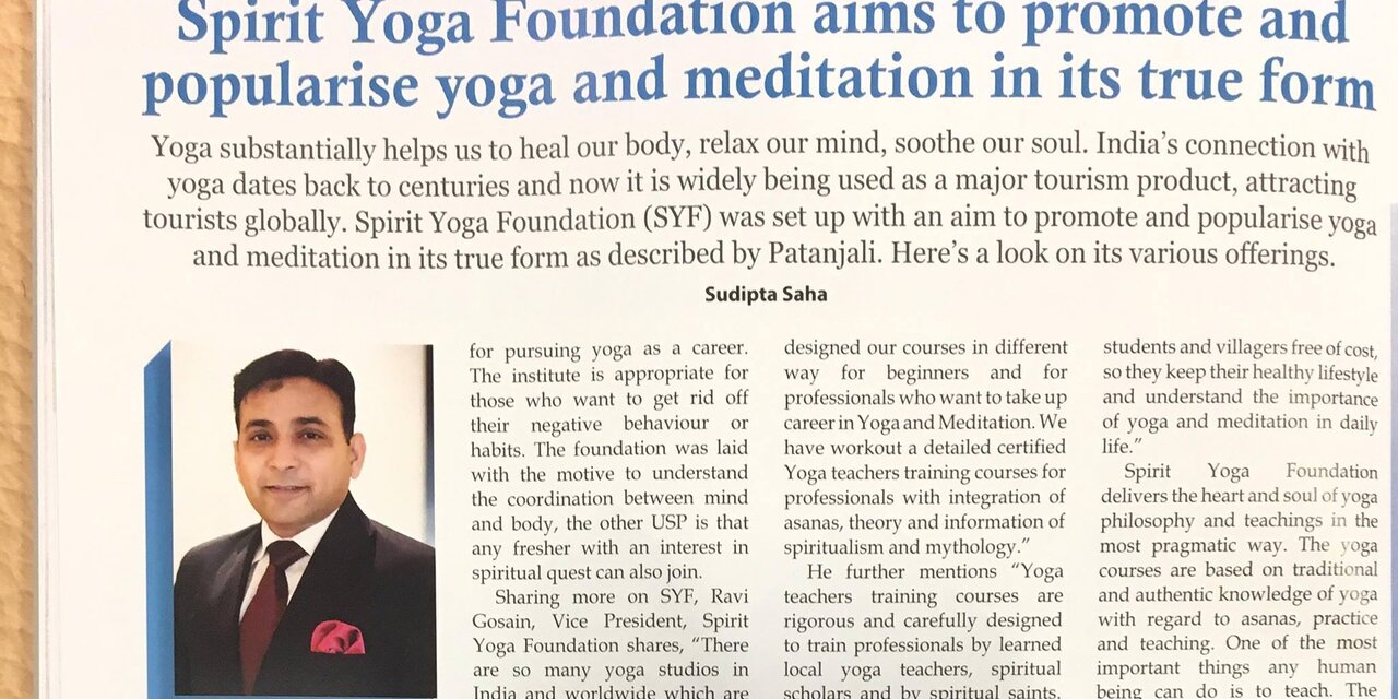 Článek o Spirit Yoga Foundation