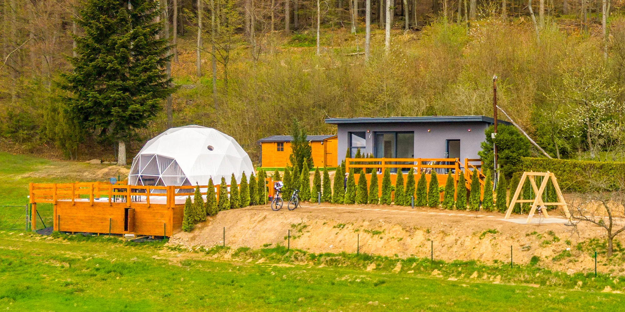 Nízké Beskydy: tiny house či glamping pro 2–8 osob