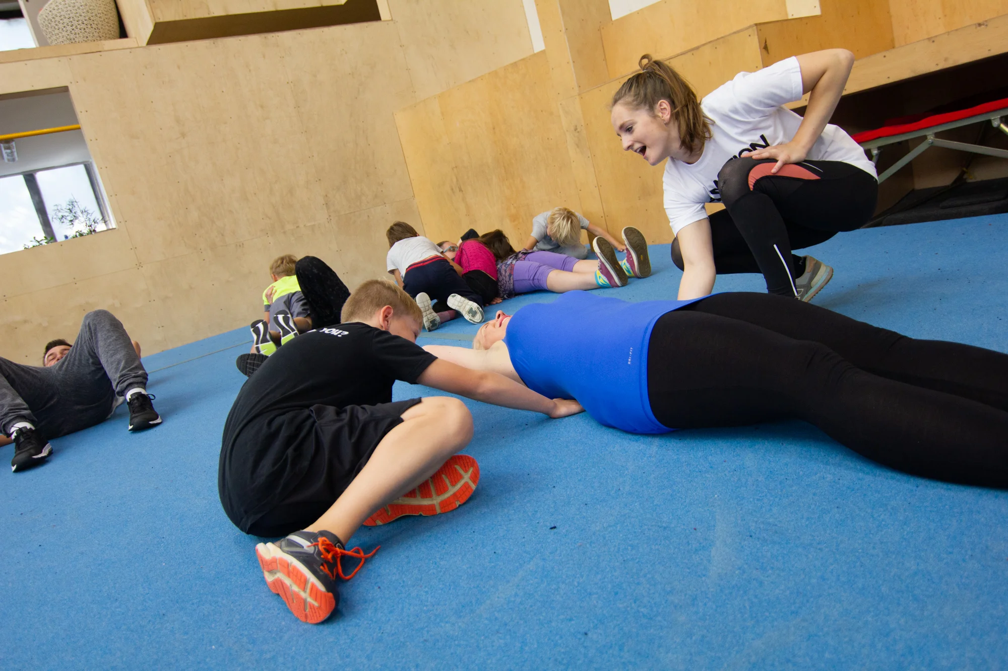 Parkour pro rodiče s dětmi: 2 hod. společného tréninku na zkoušku v In Motion Academy