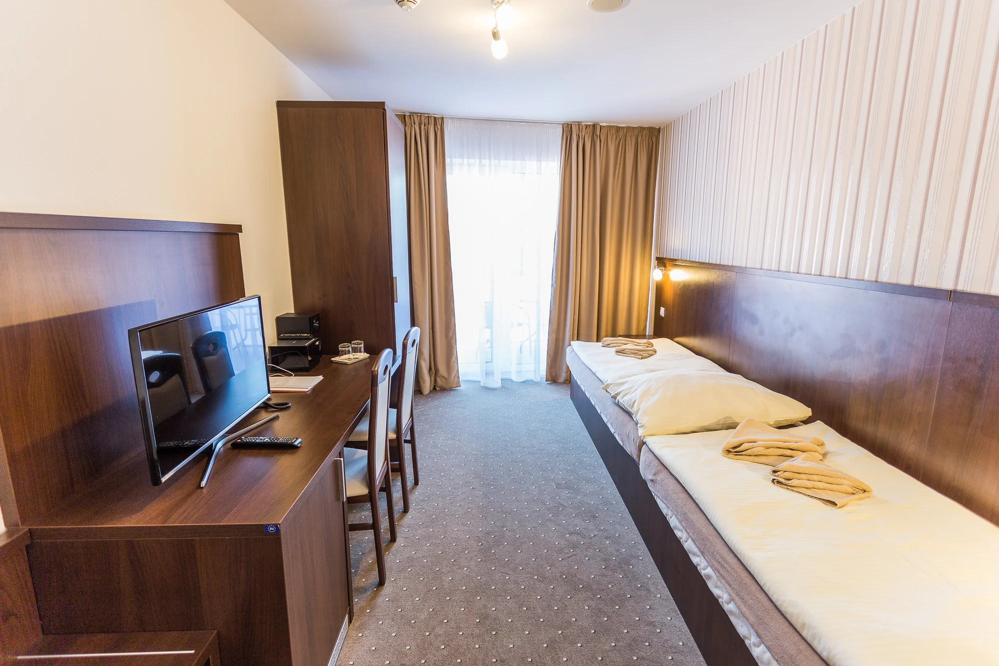 Romantický pobyt v Piešťanech s privátním wellness, snídaní a lahví vína