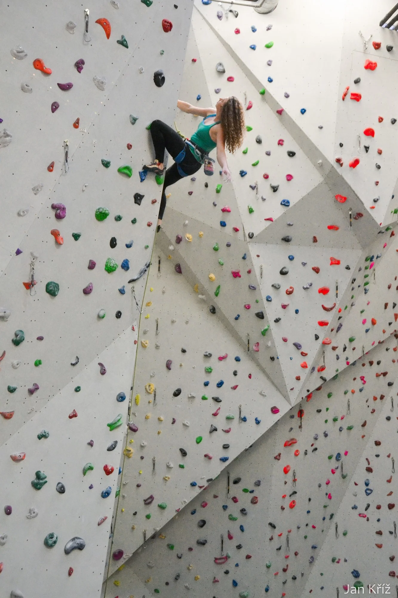 Vzhůru k výškám: kurz lezení pro 2 osoby na horolezecké stěně