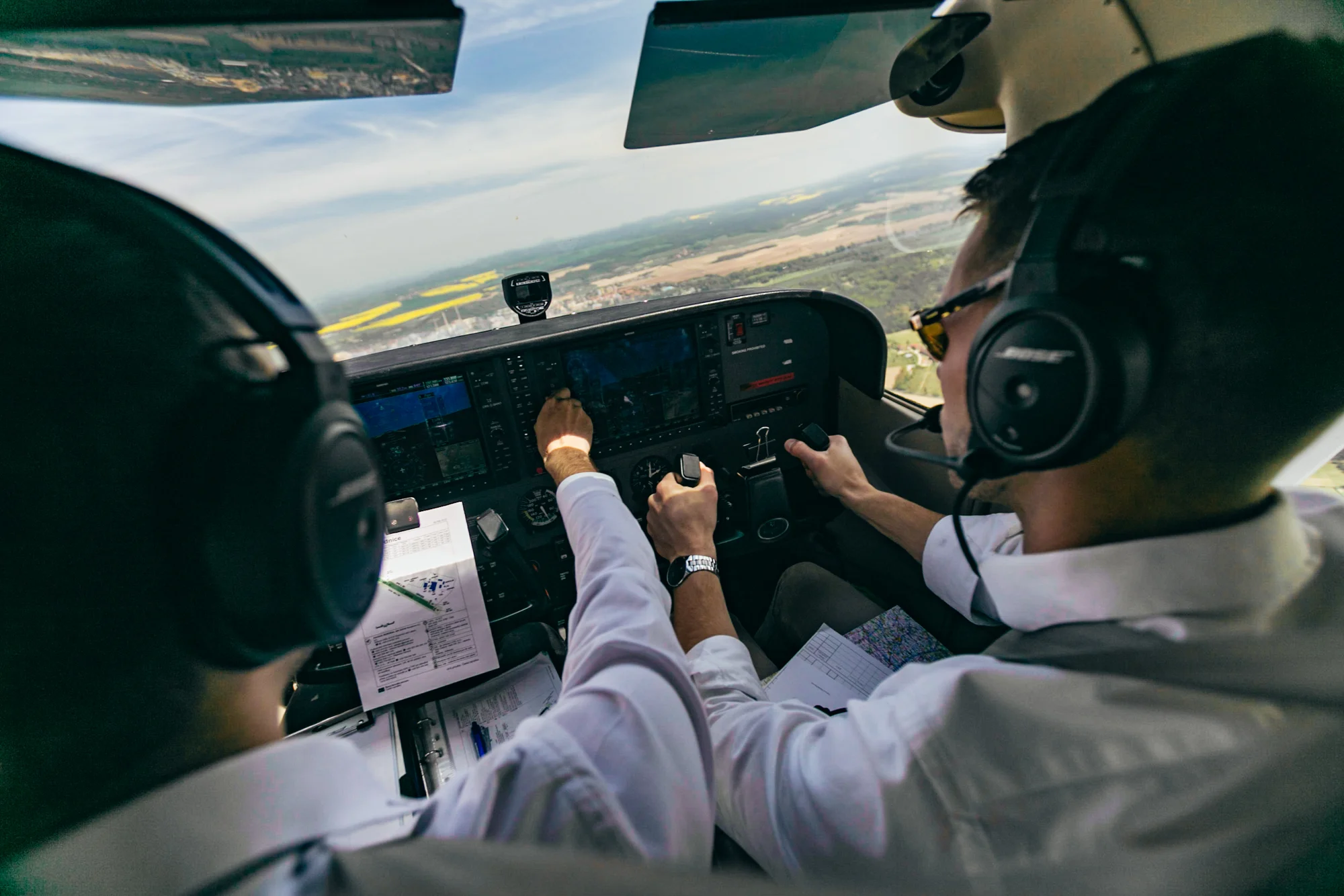 Pilotování letounu Cessna C150, Tecnam 2008CJ nebo Bristell BR23 na 15 minut