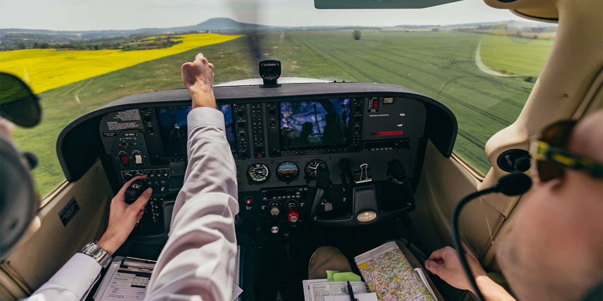 Pilotování letounu Cessna C150, Tecnam 2008CJ nebo Bristell BR23 na 15 minut