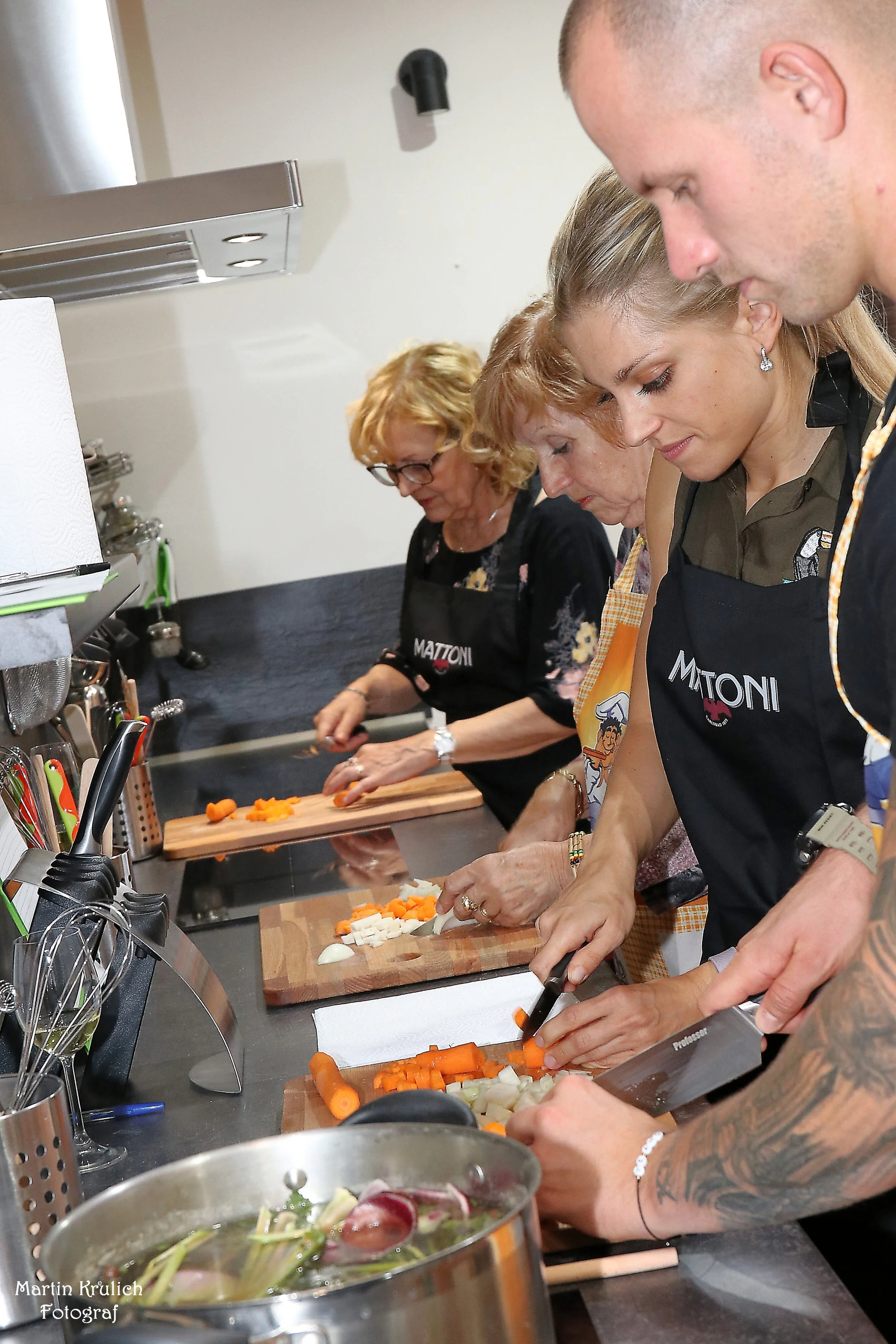 4hod. kurz vaření podle výběru: steaky, sushi nebo italská či francouzská kuchyně
