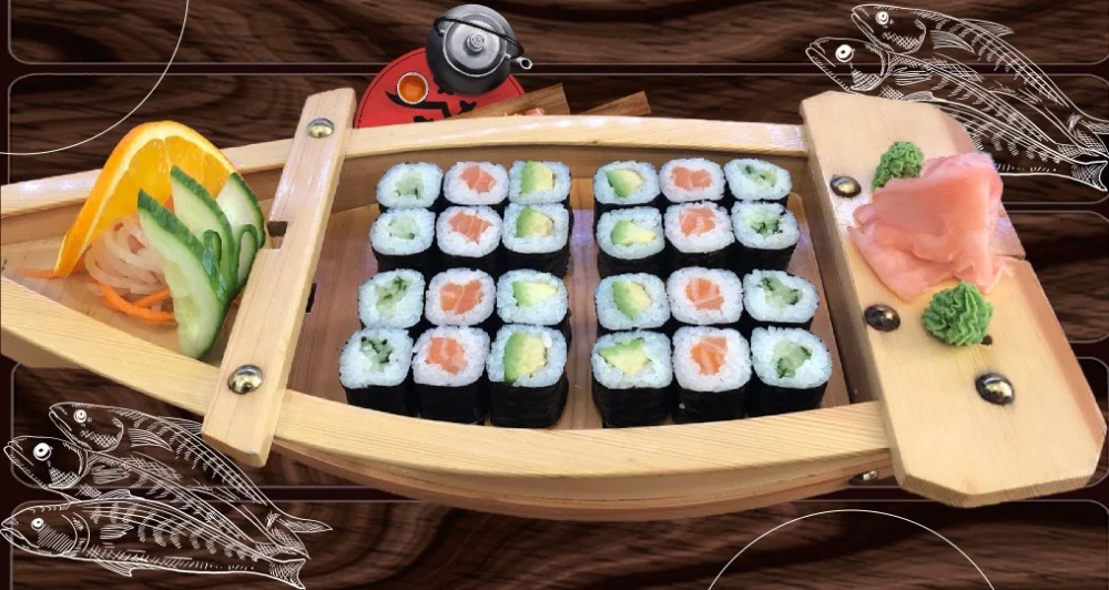 Sushi sety ve Vysočanech: 24-72 ks sushi, minizávitky, miso polévky i wakame