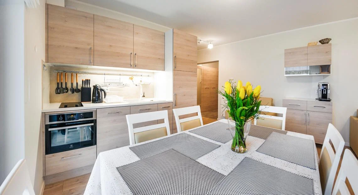 Nové apartmány v polském Kolobřehu blízko od moře: vybavená kuchyňka i bazén a sauna