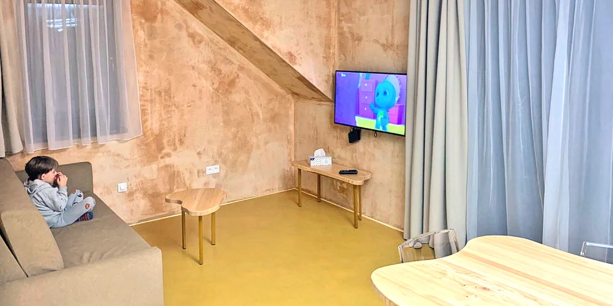 Krásné apartmány uprostřed Hrubého Jeseníku: kuchyňka i krytá terasa