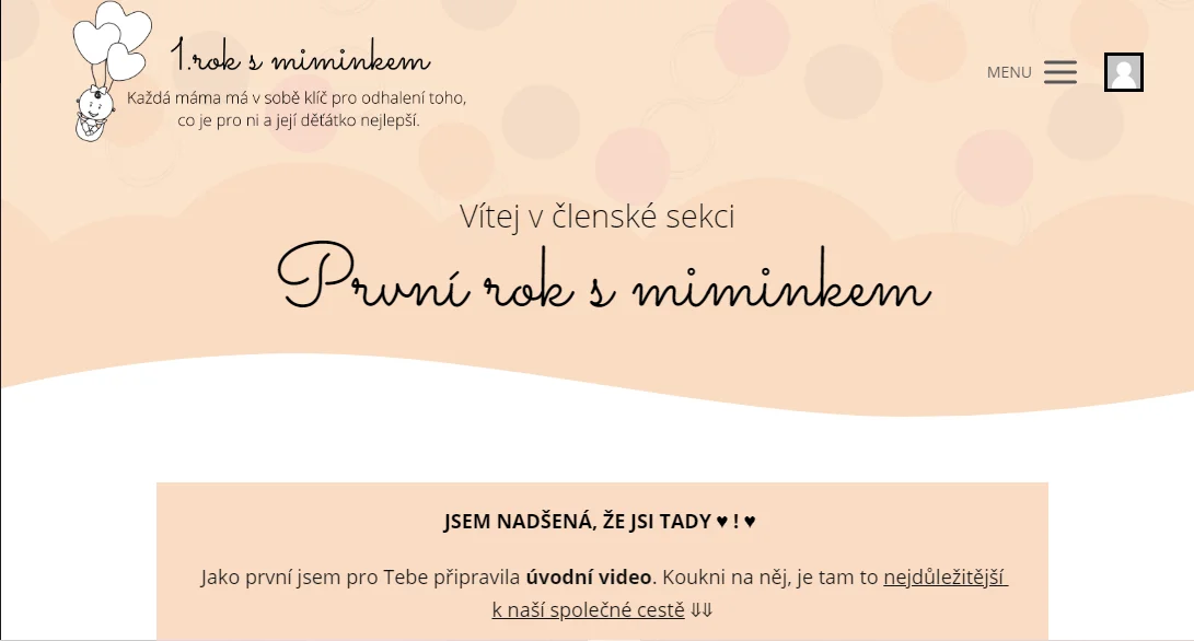 1, 3 nebo 6 lekcí online kurzu pro novopečené rodiče: První rok s miminkem
