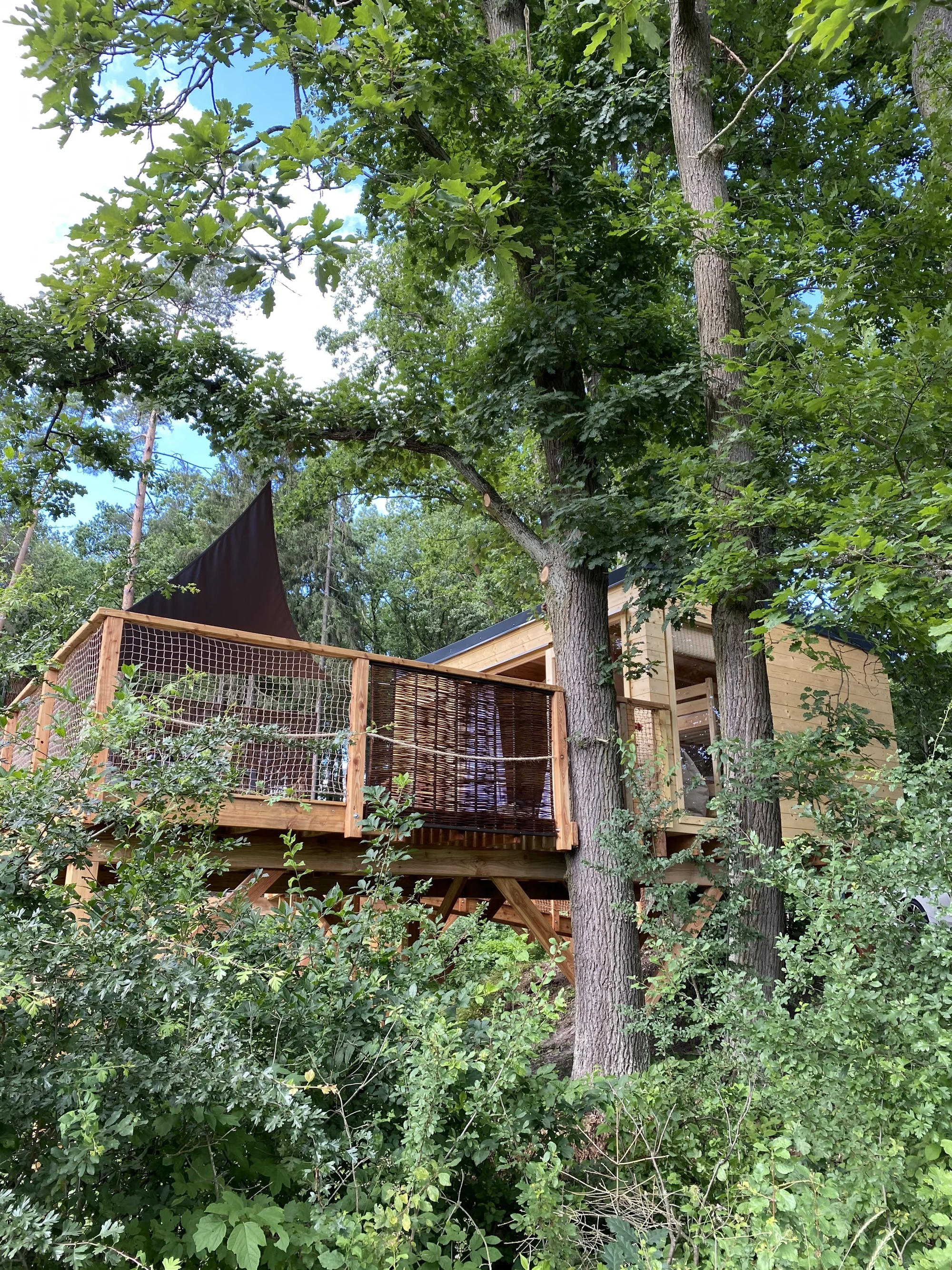 Netradiční dovolená v Českém ráji: treehouse pro pár i rodinu s půjčením loďky i možností snídaňového koše