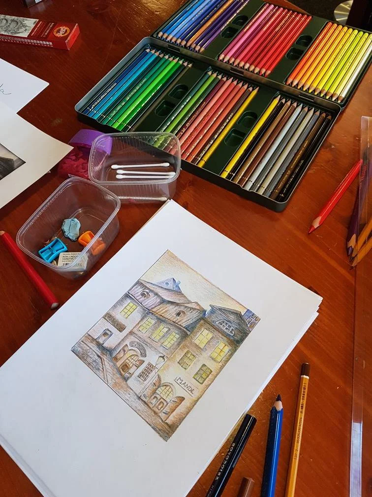 Víkendové kurzy malby, kresby a uměleckých technik: akvarel, akryl, pastely, pastelky či sketching