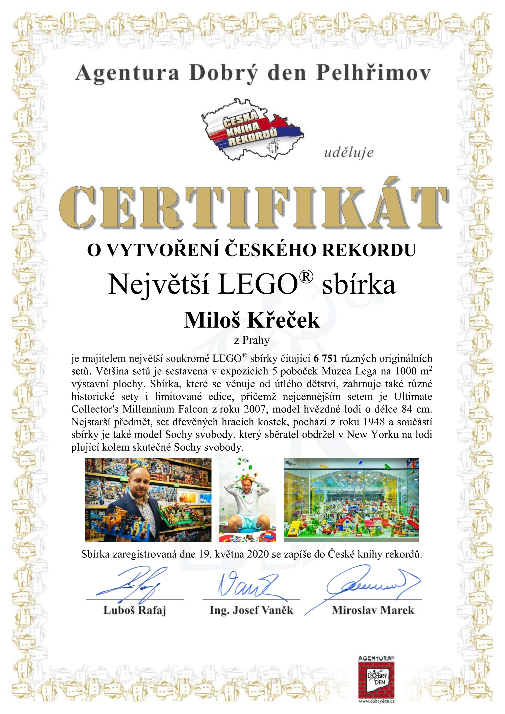 Pro fanoušky LEGO®: vstup do muzea s největší sbírkou na světě zapsanou do Guinnessovy knihy rekordů