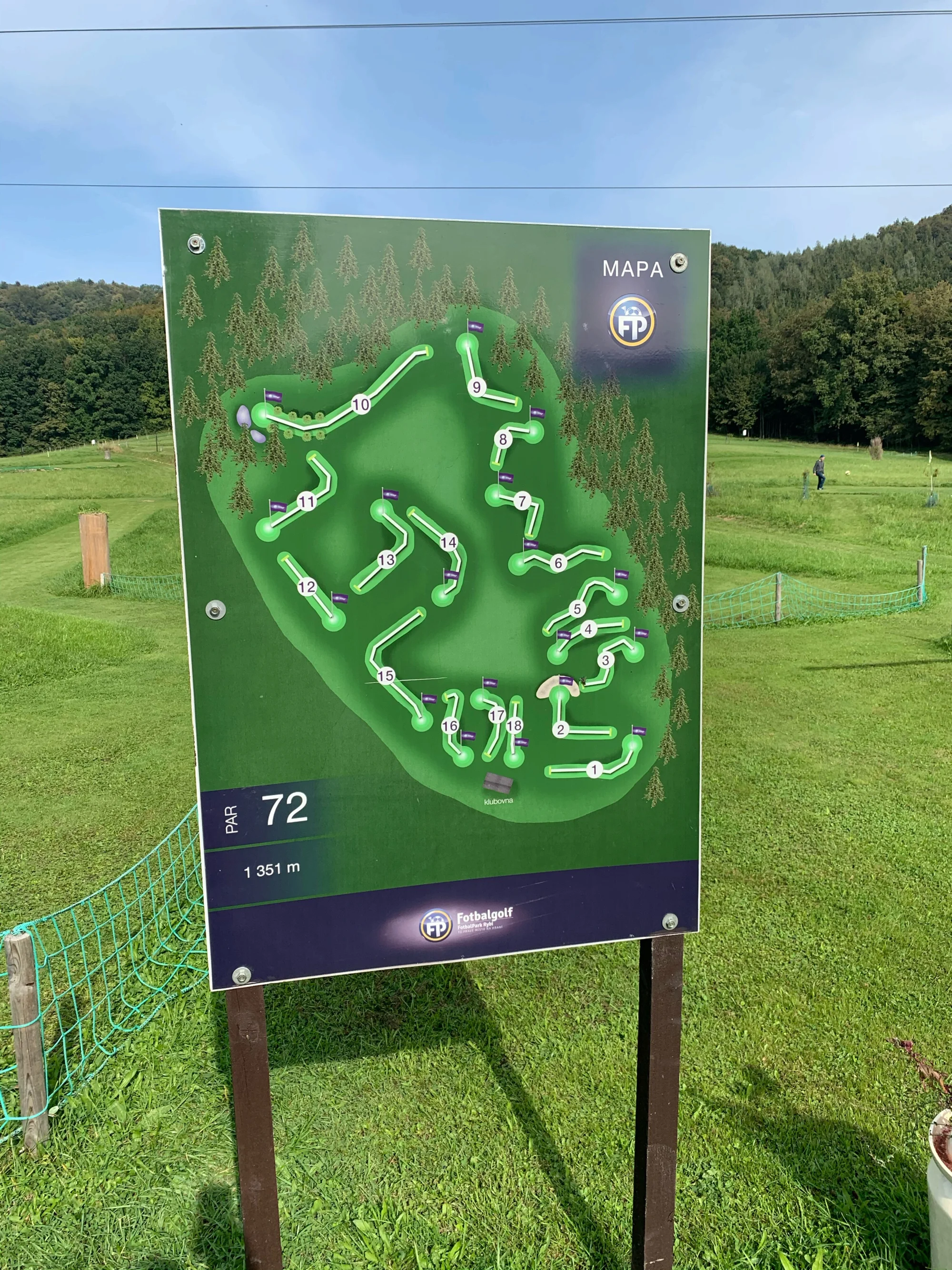 Trochu jiný golf – fotbalgolf: celodenní vstupné pro děti i dospělé
