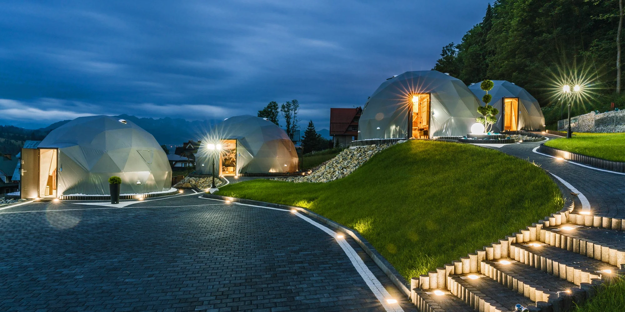 Polské Tatry: glamping s vířivkou, snídaně i plný minibar