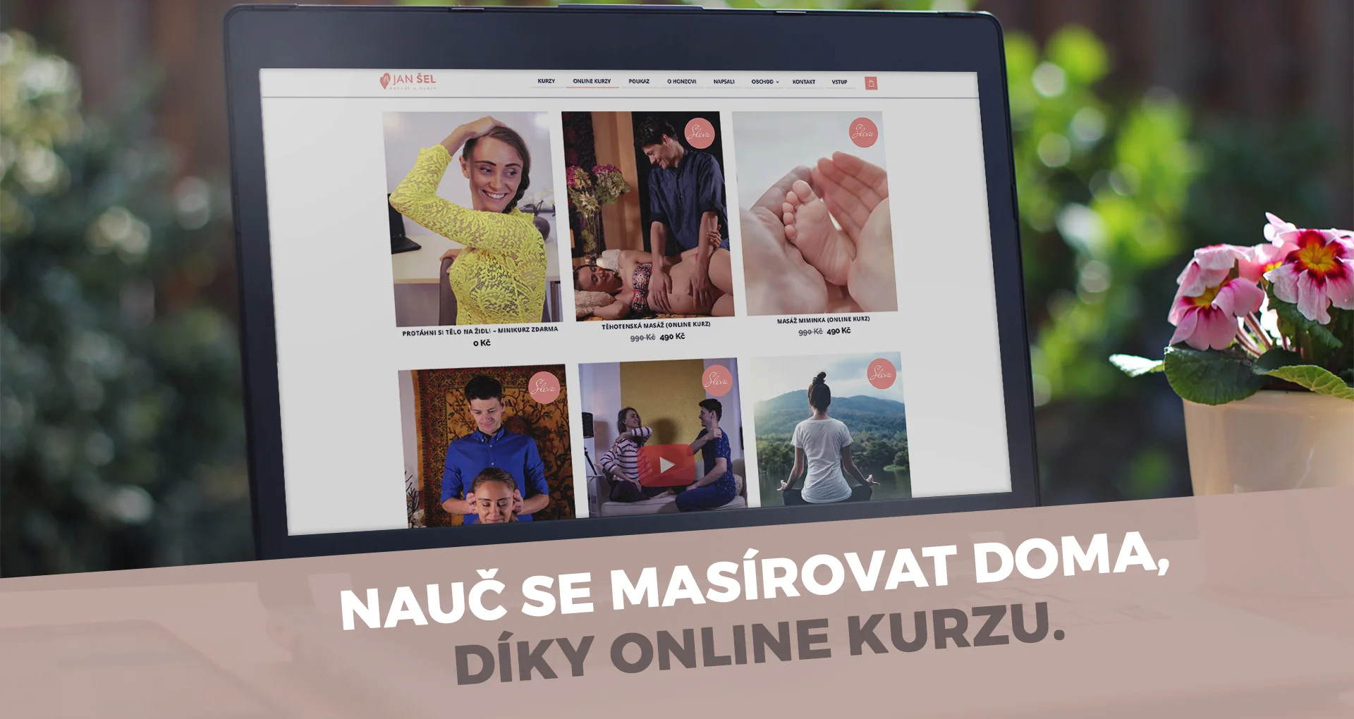 Online kurz antistresové relaxační masáže: 70 min. videí s doživotním přístupem