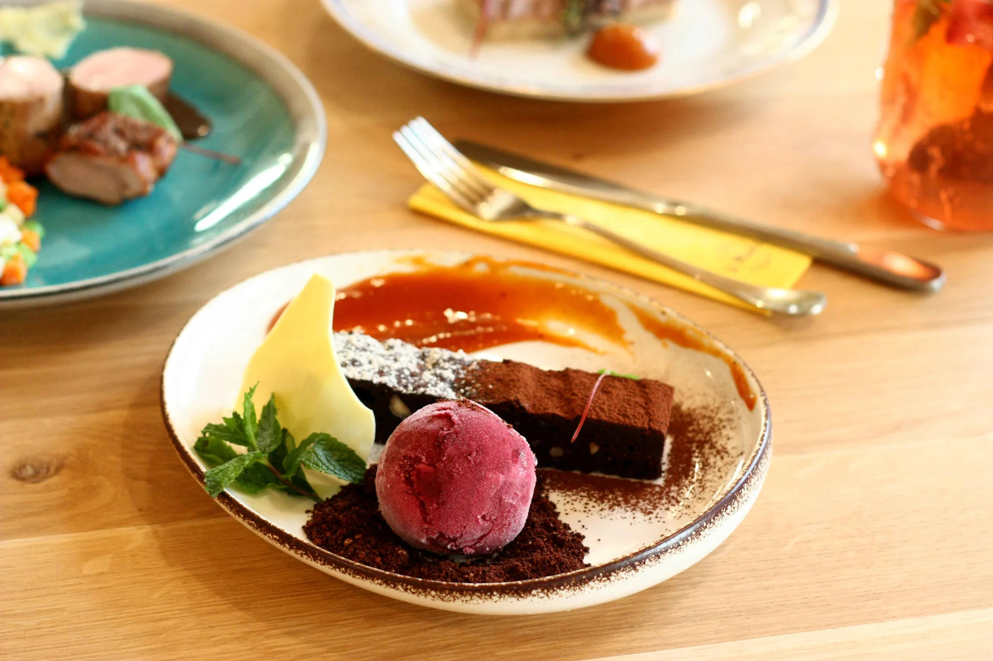 3chodové menu U Machů: paštika, grilovaná panenka i čokoládové brownies