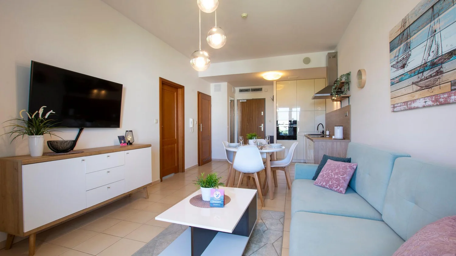 Moderní apartmány u Baltu až pro 4 osoby: k pláži 200 metrů