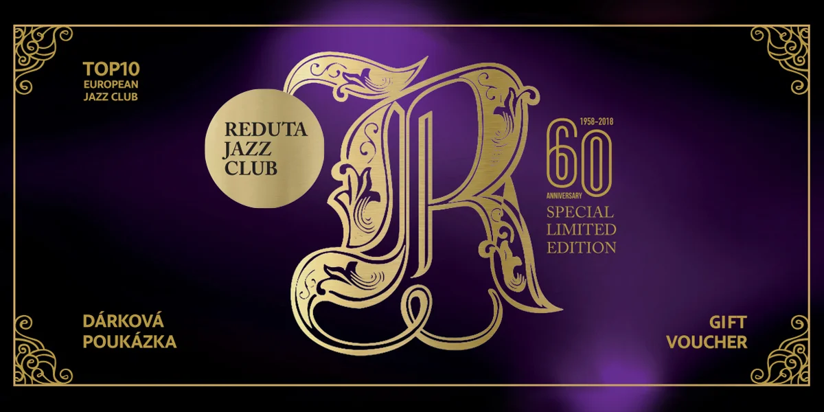 Dárkový poukaz v hodnotě 1000 Kč na jakýkoli koncert v Jazz Clubu Reduta: koncerty pro rok 2025