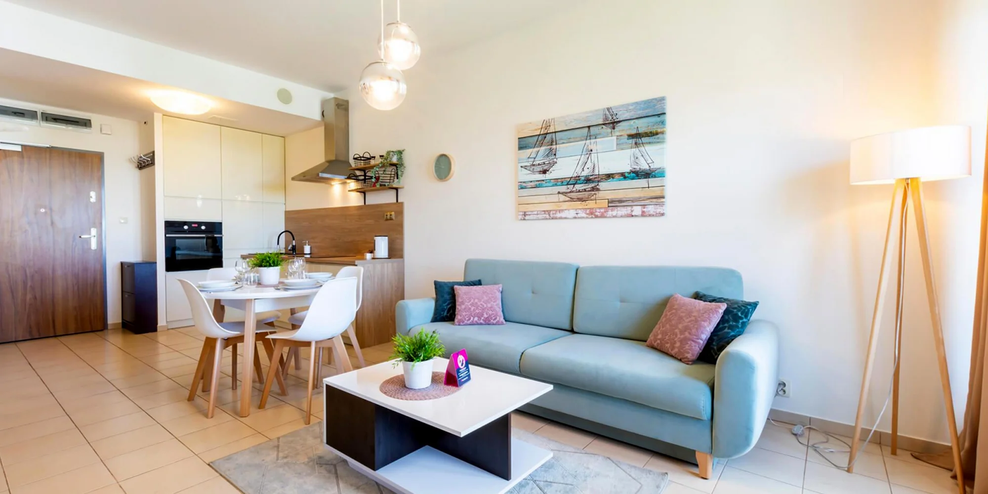 Moderní apartmány u Baltu až pro 4 osoby: k pláži 200 metrů