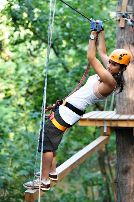 Odlepte se od země: vstupy do lanového centra Jungle Park pro děti i dospělé