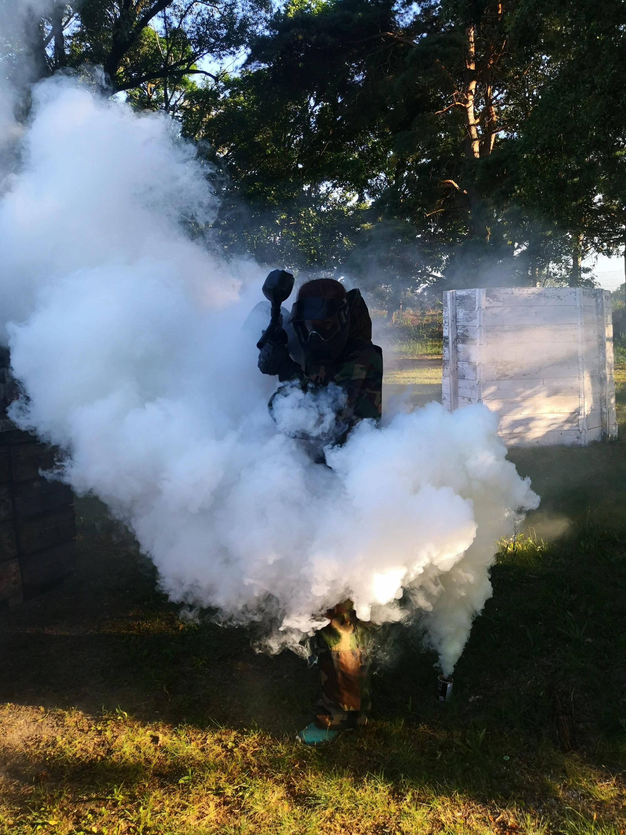 Paintballová bitva u Pardubic až pro 10 osob: zbraň, maska, kuličky a plyn i instruktáž