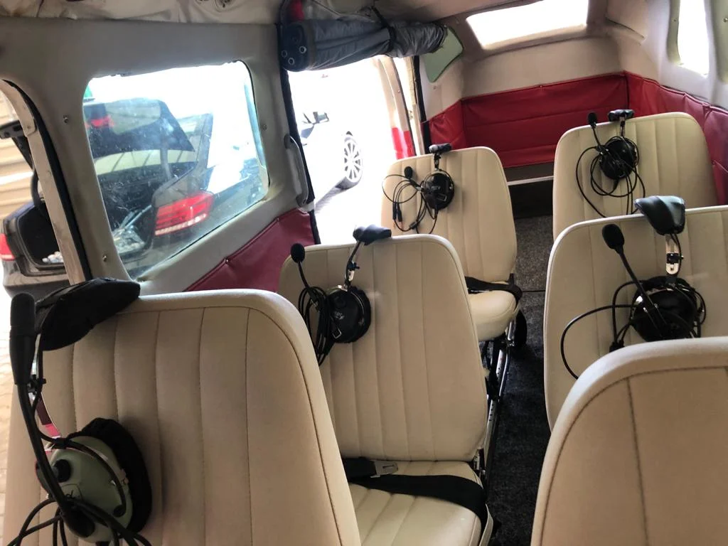 Vyhlídkový let v letadle Cessna 207 nad „zakázanou přehradou“ u Vyškova