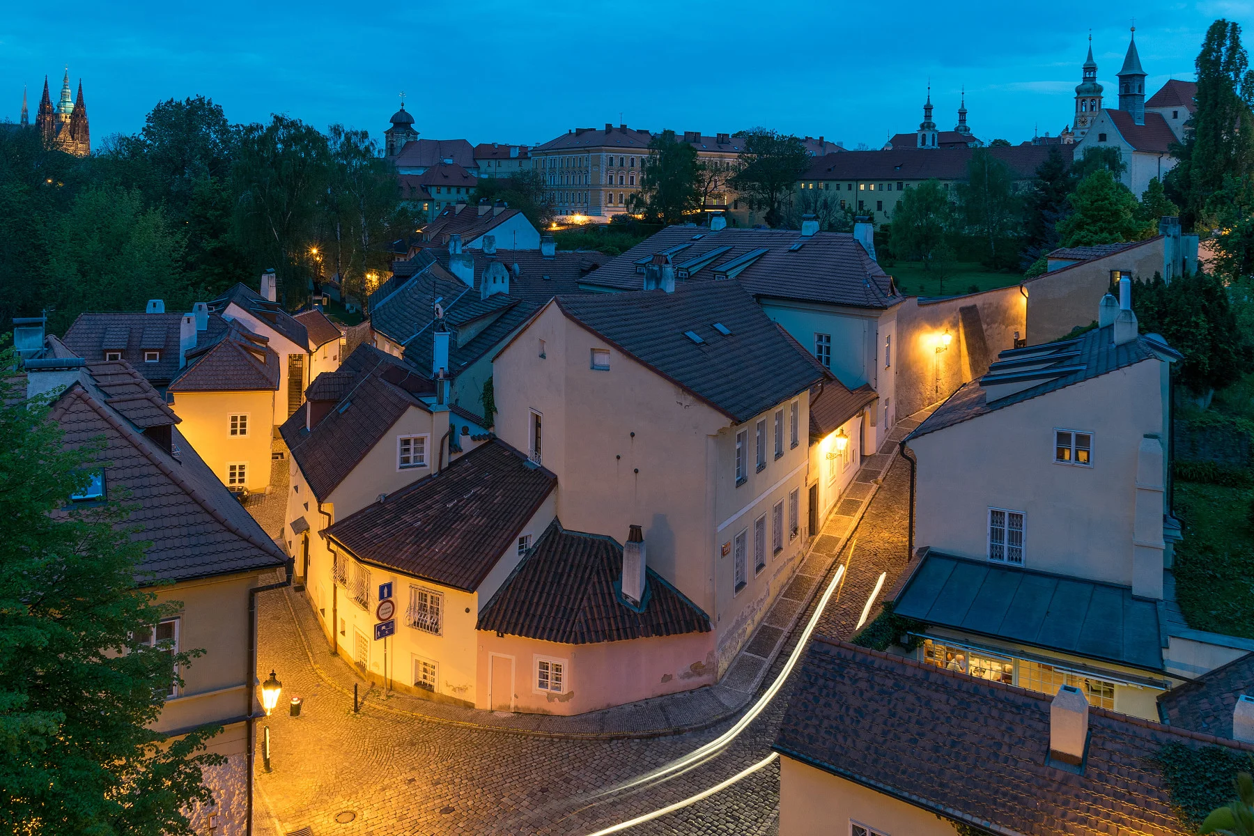 Skupinový kurz večerního a nočního fotografování v centru Prahy