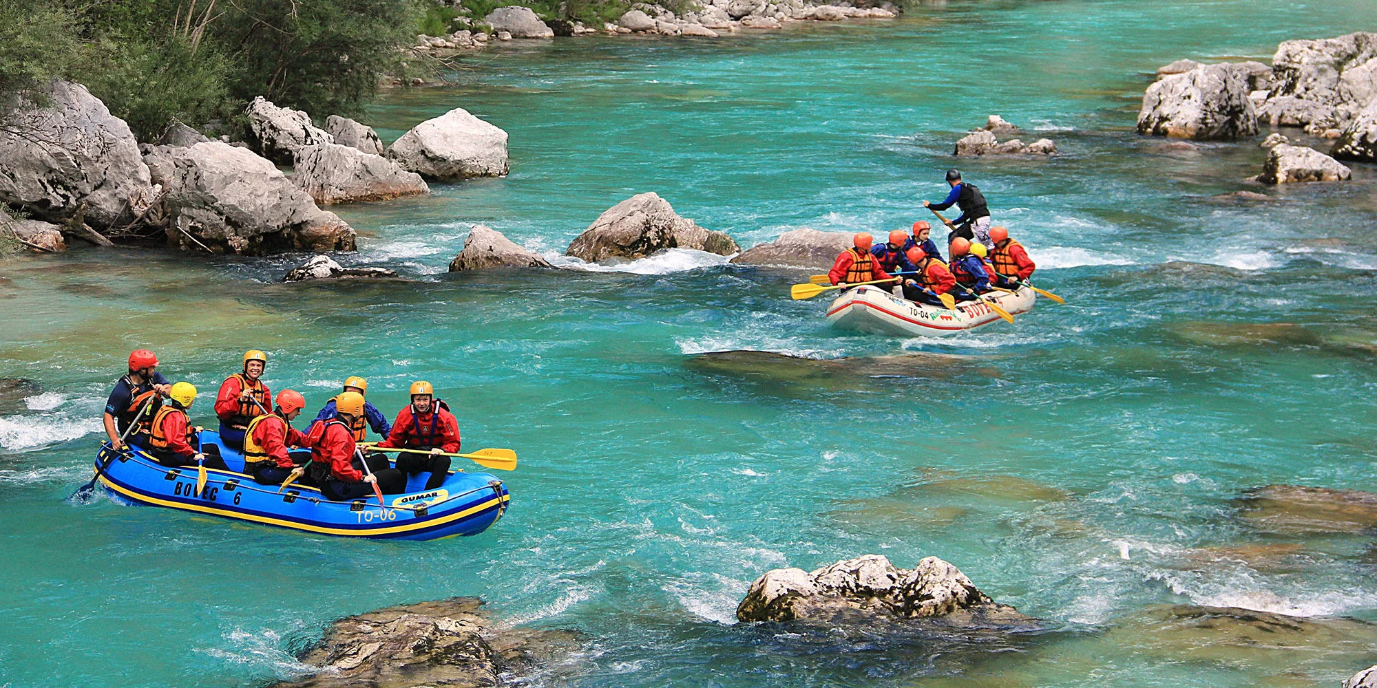 2denní rafting a canyoning ve Slovinsku na řece Soča