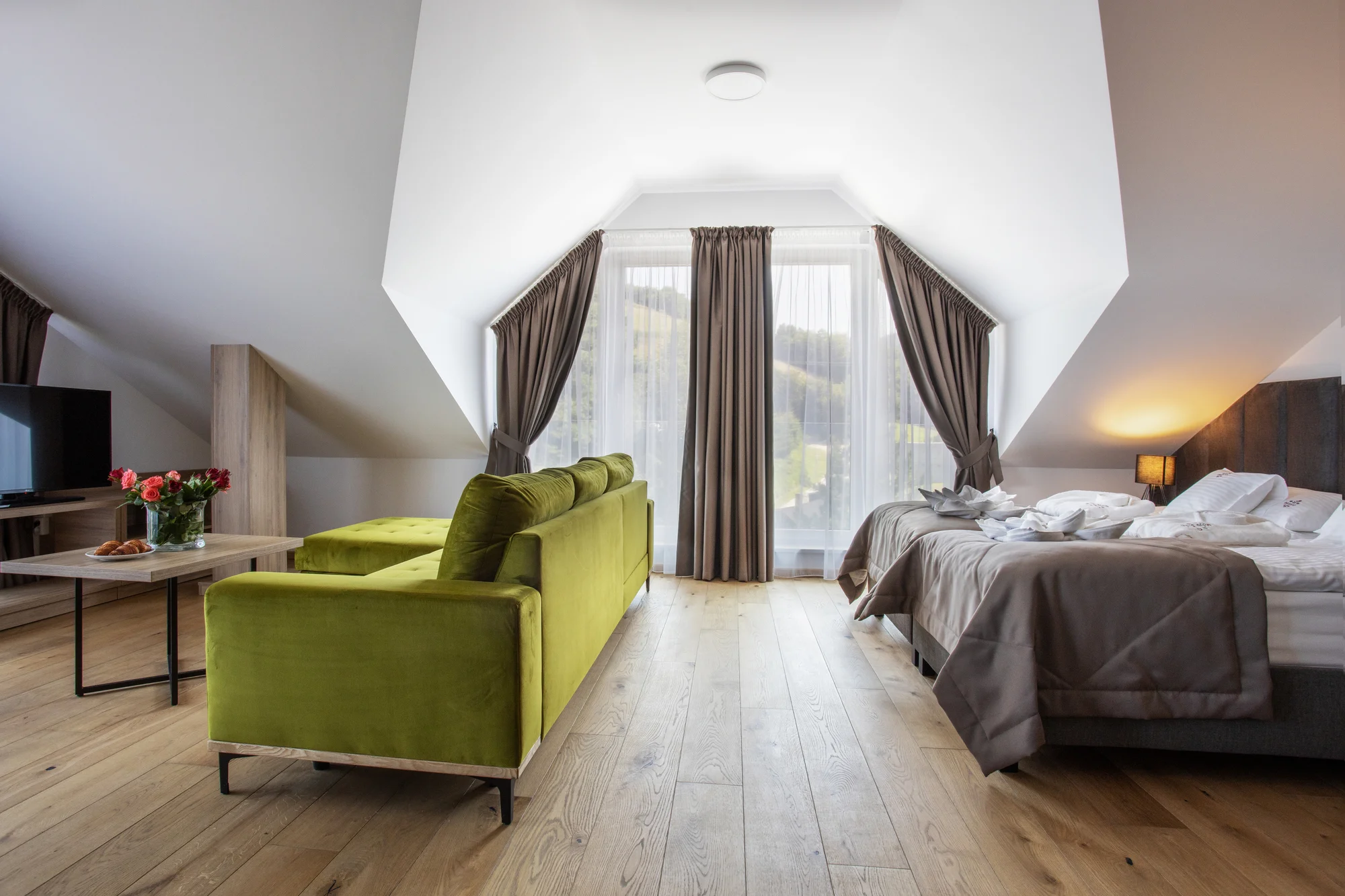Moderní hotel v lázeňském městě Piwniczna-Zdrój: strava i neomezený wellness