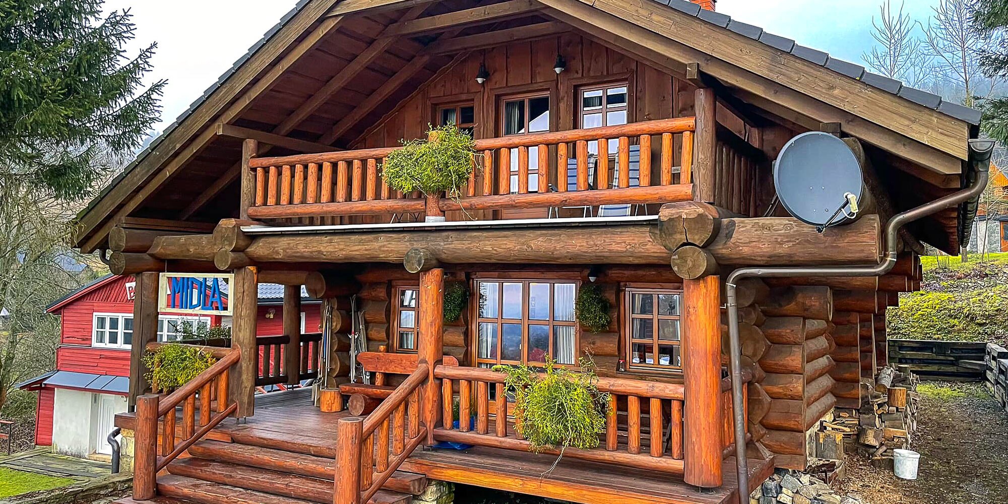 Apartmány přímo na sjezdovce v Orlických horách