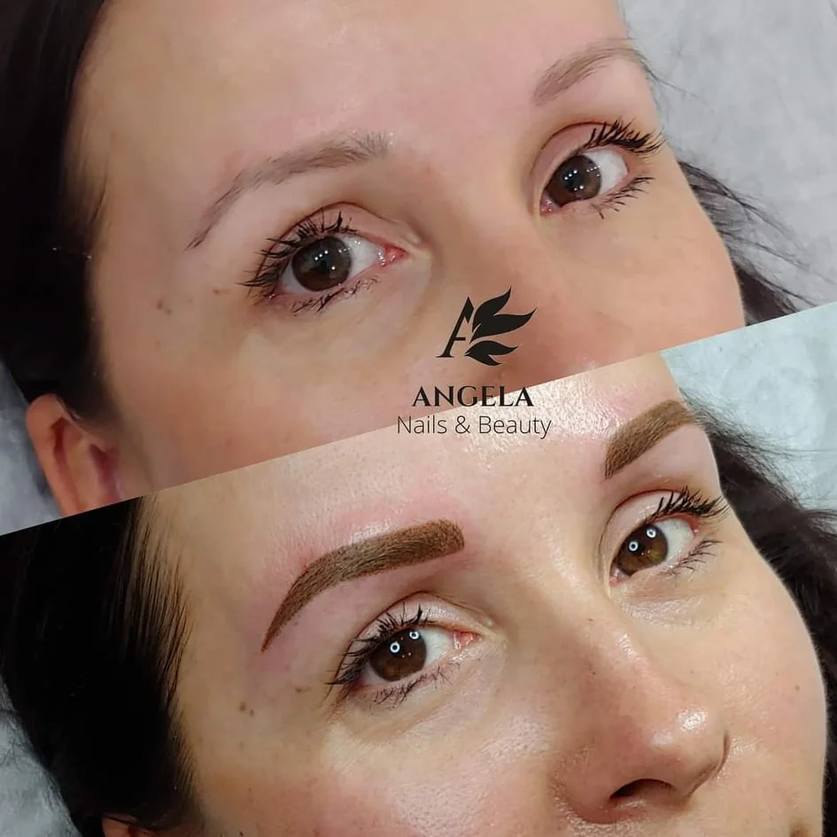 Permanentní make-up obočí vláskováním či pudrovým efektem nebo stínování rtů