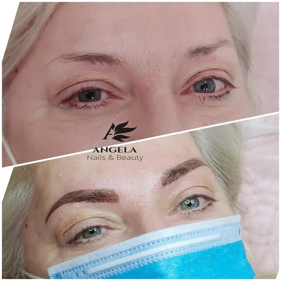 Permanentní make-up obočí vláskováním či pudrovým efektem nebo stínování rtů