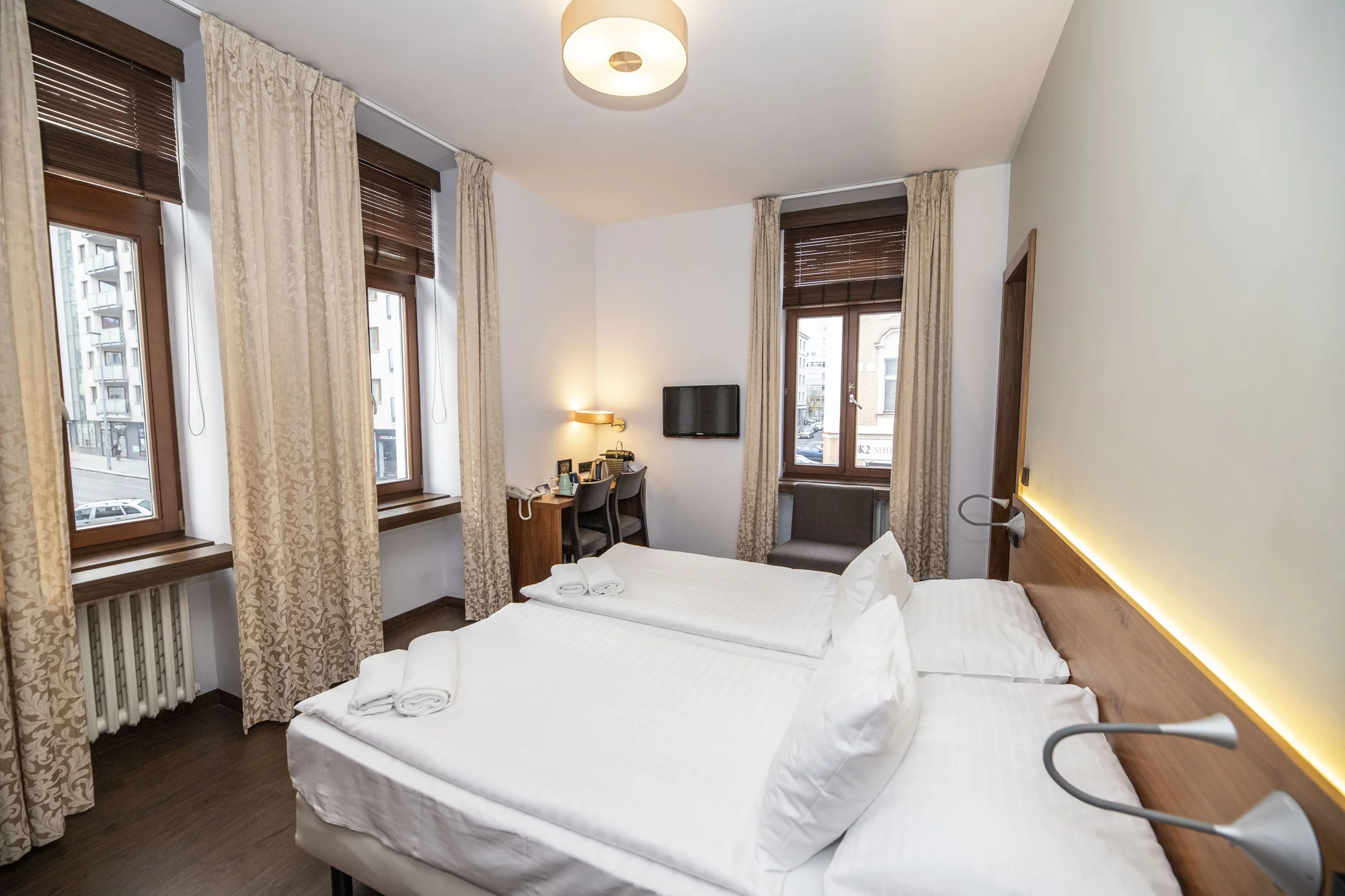 Ubytování se snídaněmi v elegantním hotelu pár kroků od O2 areny