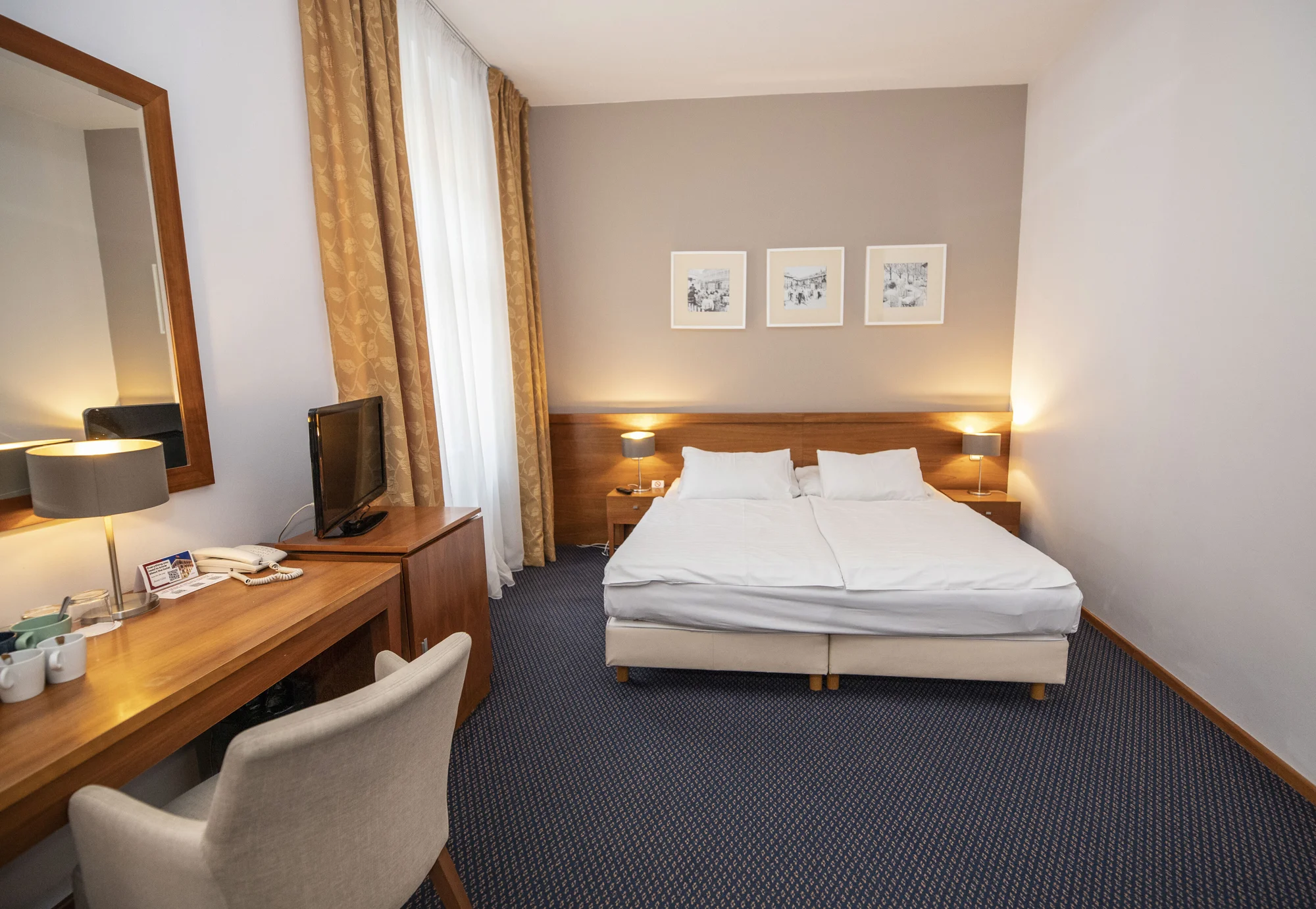 Ubytování se snídaněmi v elegantním hotelu pár kroků od O2 areny