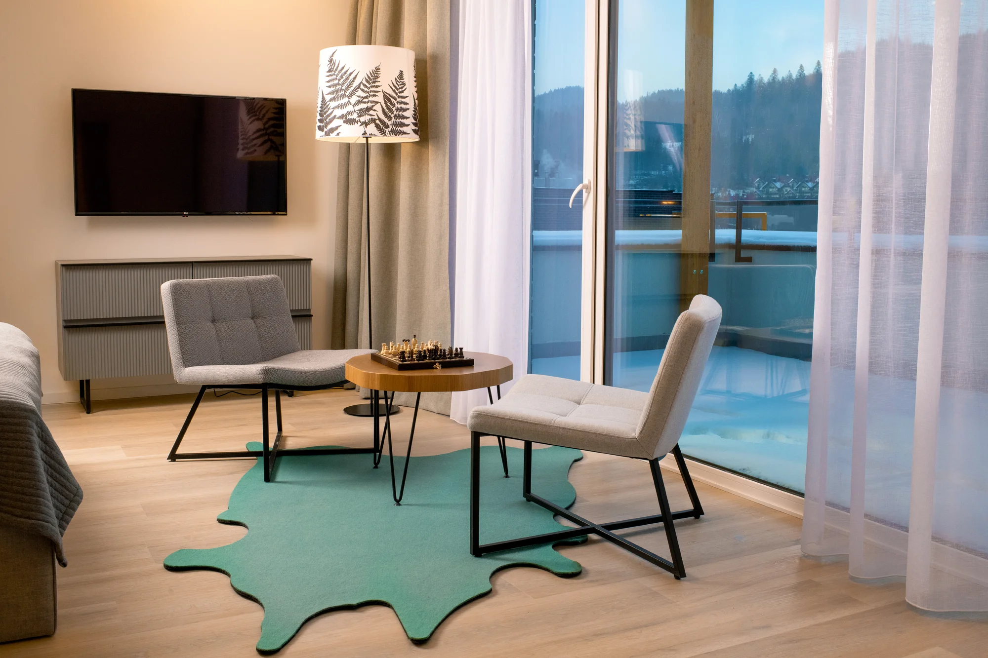 Moderní resort v polských Beskydech: apartmán s kuchyňkou, jídlo a neomezený wellness
