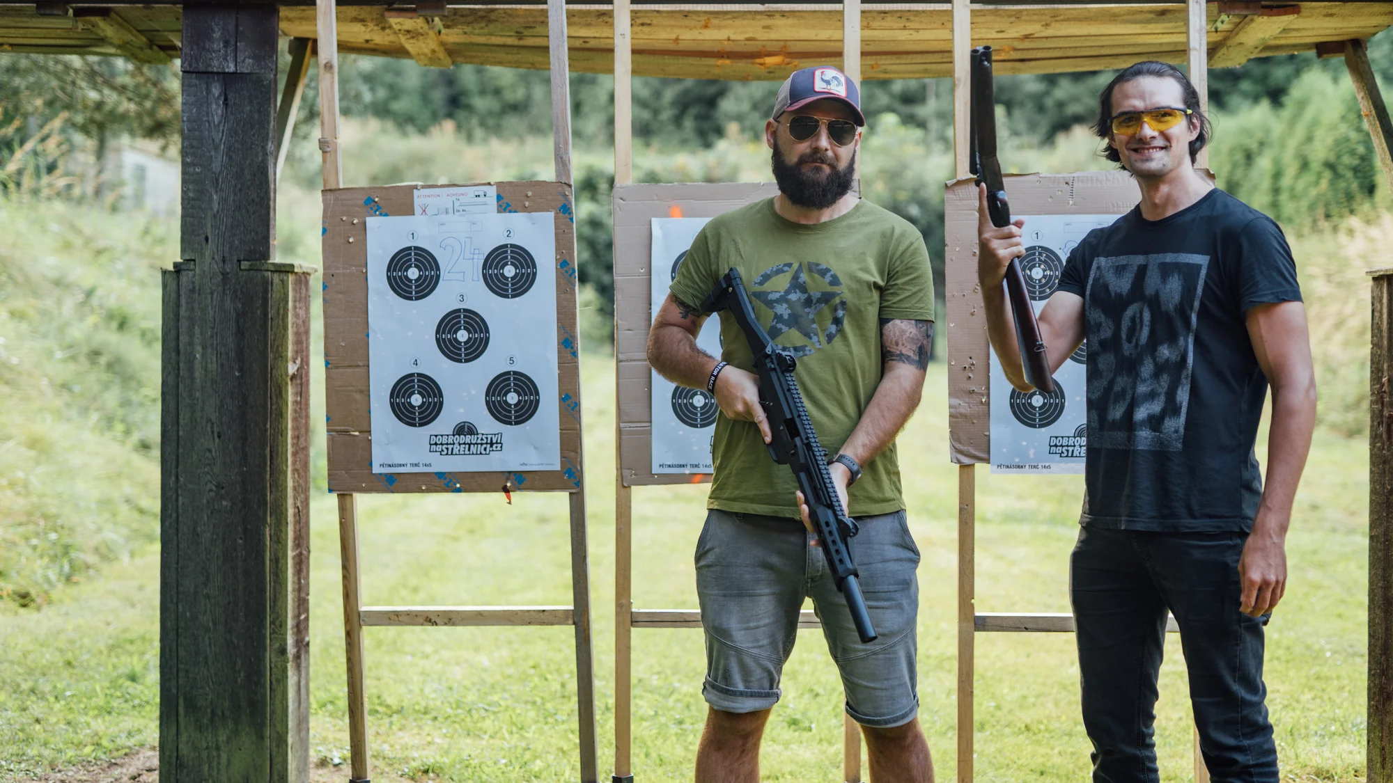 Střelecké balíčky pro rodiny či party kamarádů: až 300 nábojů i záznam z GoPro kamery