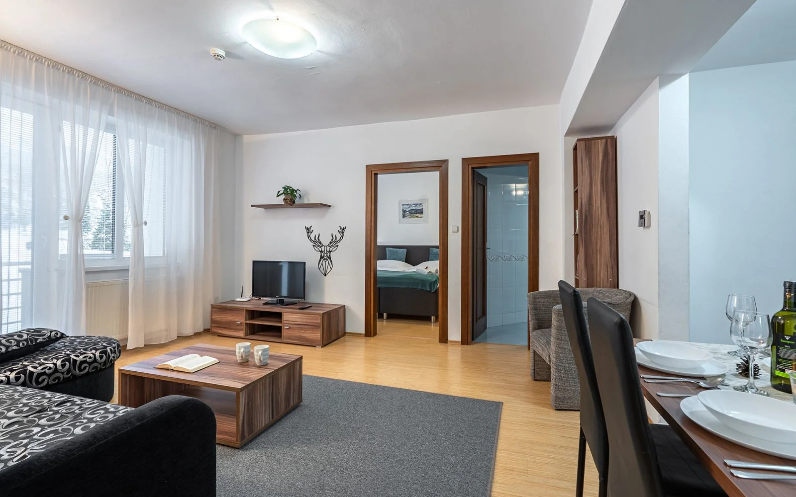 Pobyt v srdci Tater: apartmány v Tatranské Lomnici pro dva nebo celou rodinu