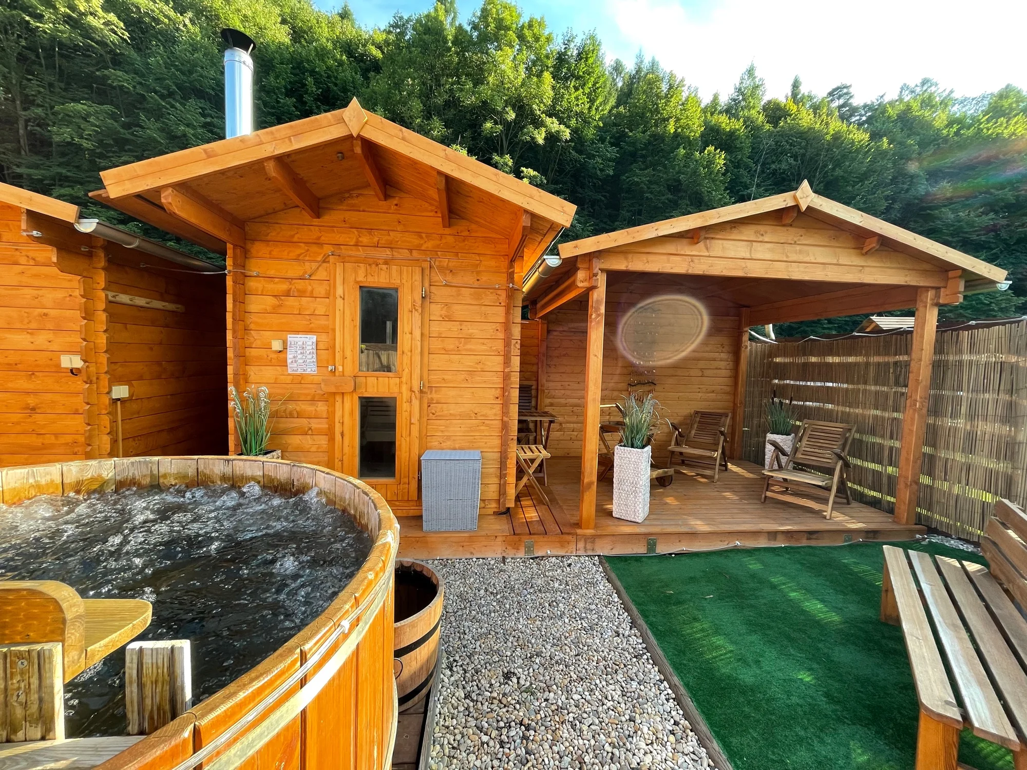 Relax i romantika na ranči Bučiska: 2–4 hodiny v privátním wellness i masáž a občerstvení