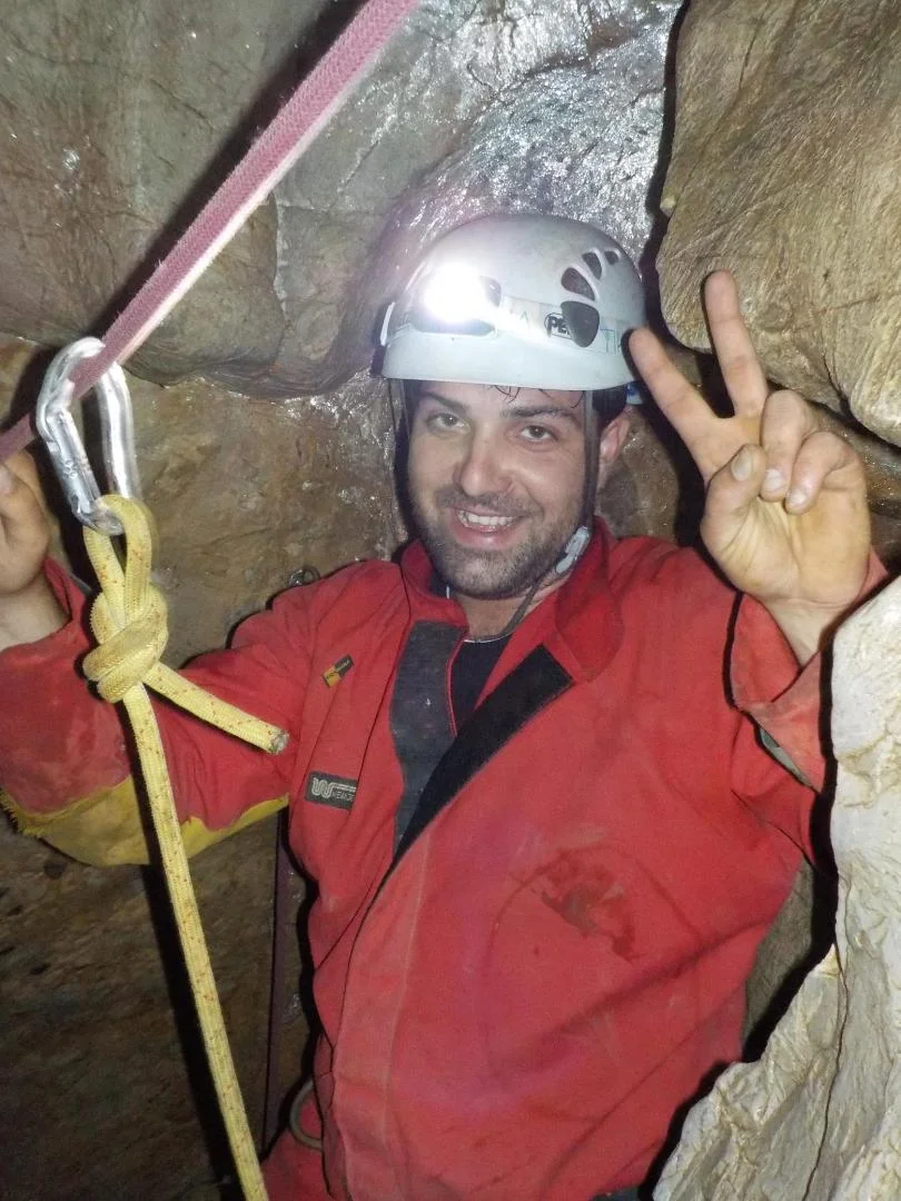Nejdobrodružnější jeskynní trasa Moravského krasu: 40 m hluboká ferrata v jeskyni