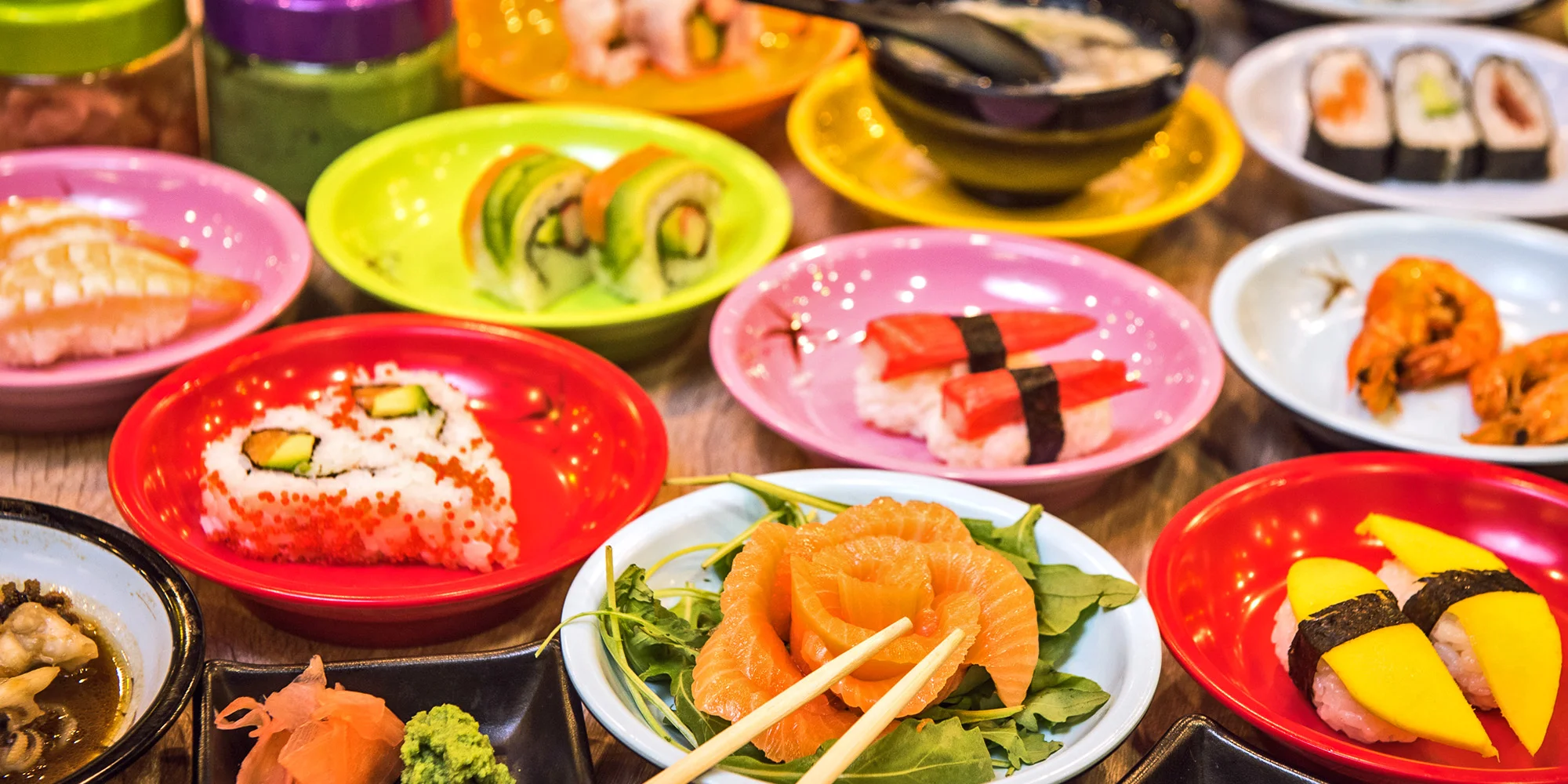 2 hodiny running sushi: neomezená konzumace