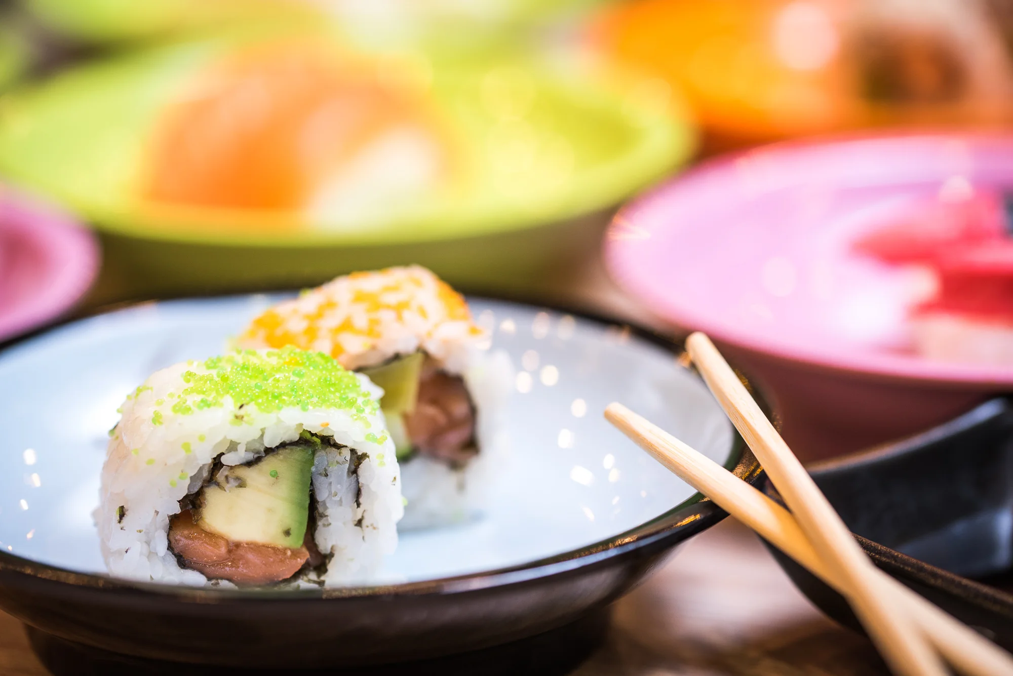 Running sushi: 2 hodiny neomezené konzumace sushi a dalších asijských specialit