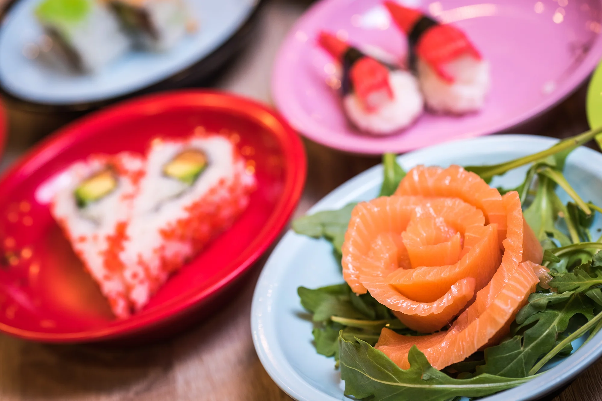 Running sushi: 2 hodiny neomezené konzumace sushi a dalších asijských specialit