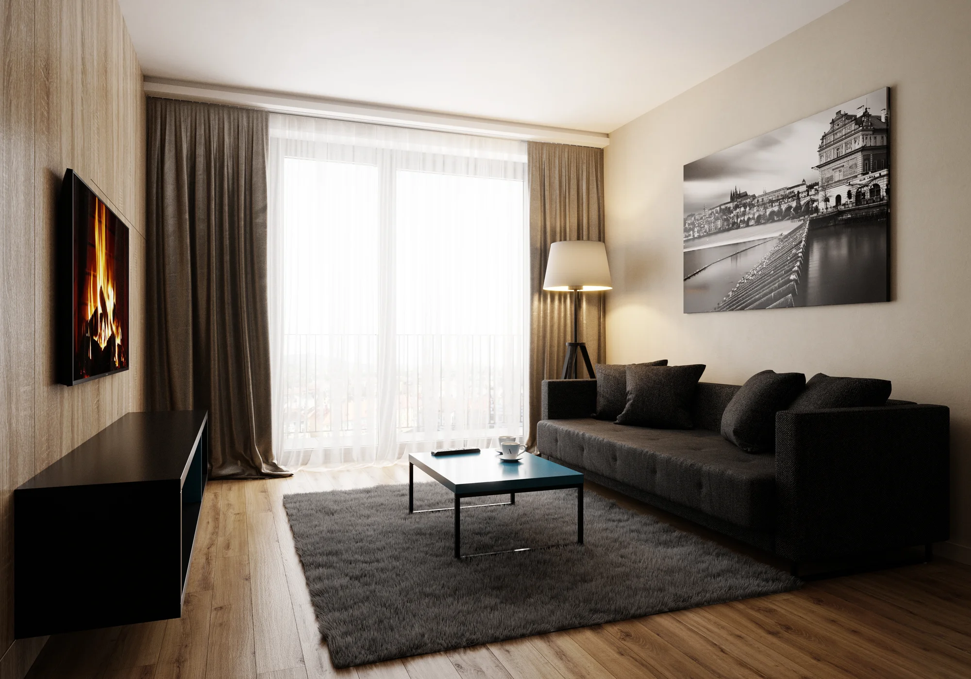 Pobyt v pokoji či apartmánu se snídaní v centru Plzně pro 2 nebo 3 osoby